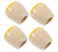 CORHAD 4pcs Wooden Kaleidoscope for Premium Safe Material Creative Imagination Development Small Shape Decorative Ages and Up Random Color