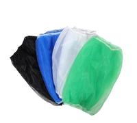 CORHAD 4pcs Xl Bird Cage Cover Mesh Netting Skirt Dustproof Protective Parrot Cage Netting for Macaw Parakeet Small to Large round Or Black White Blue Green
