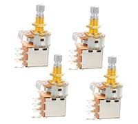 CORHAD 4sets Electric Guitar Potentiometer of Replacement Potentiometers for Volume Tone Control Easy to Install Compatible Electric Guitars Material
