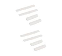 CORHAD 4sets Ox Bone Guitar Nuts and Bridges for Acoustic Guitars Replacement for Old Broken Nuts Smooth Finish for Home and Shop Use Total