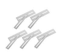 CORHAD 5 Pairs Professional Guitar Fretboard Guard Metal Fret Protector Pads for Dressing Polishing Frets Fingerboard Shield Compatible with Electric Acoustic Bass Guitars