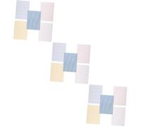 CORHAD 5 Sheets Peel and Stick Mini Wallpaper for Doll House, Miniature Doll House Accessories Wall Stickers, A4 Size Decorative Wallpaper for Living Room and Bedroom Scenes