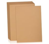 CORHAD 50 Pcs Thick Kraft Cardstock Paper Sheets Heavyweight Cardboard for Scrapbooking Watercolor Cards Halloween Crafting DIY Projects