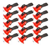 CORHAD 50pcs 3mm Tile Leveling System T-Shaped Tile Leveler Reusable Spacers Made of Plastic and Steel Easy to Operate Grout Tools for Floor and Wall Installation