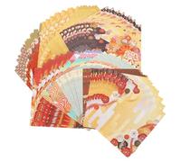 CORHAD 50Pcs Double-Sided Japanese Style Origami Paper Square Folding for Crafts DIY Handmade Decorations and Scrapbooking Printed Handcraft Paper for Adults