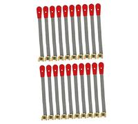 CORHAD 50pcs Piano Tuning Rope Climbing Tool Bridle Straps Kit Gray for Professional Piano Tuner Accessories Precision Temperament and Mute Use