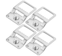 CORHAD 50pcs Picture Hangers Aluminium Alloy Silver Picture Frame Hanger Kit Easy to Install, for Clock and Blackboard, Homes and Workplaces