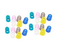 CORHAD 50pcs Silicone Finger Guards for Guitar Ukulele Banjo Mixed Protectors for Beginners Comfortable Breathable for Practice Sessions