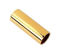CORHAD 51mm Golden Metal Finger Slide Bar for Electric and Acoustic Guitar, Finger Slider Accessory for Country Jazz Blues Guitar Playing