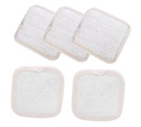 CORHAD 5pcs Bath Shower Loofah Sponges Natural Exfoliating Body Scrubber for Men and Women Soft Sponges for Dead Skin Removal and Smooth Skin Care Routine Beige Pack