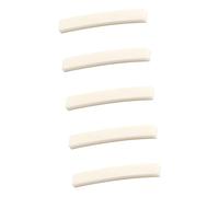 CORHAD 5pcs Bone Guitar Nuts Replacement Saddle for Acoustic Guitar 0.63x0.34x4cm Instrument Parts Set Bone Nut Blanks