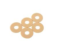 CORHAD 5pcs Guitar Toggle Plate Treble Ring Rhythm Treble Washer for Electric Guitar Sturdy Yellow Gold Finish Precise Fit for Toggle Switch and Upgrade