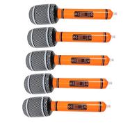 CORHAD 5Pcs Inflatable Microphone Party Props for Material for Stage Performance Cosplay and Photography Great for Music Lovers