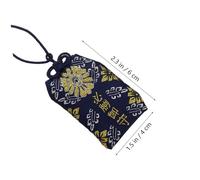 CORHAD 5pcs Japanese Omamori Charm Health Protection Fortune Bags with Hanging Lanyard Traditional Lucky Amulets for Personal Blessing and Feng Shui Random Styles