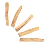 CORHAD 5pcs Peruvian Santo Wood Sticks Fire-Smoked for Space Purification and Ritual Use, Handcrafted Wood Crafting Rods for Home Fragrance and Spiritual Decoration