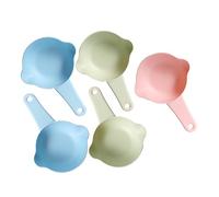 CORHAD 5pcs Pet Scooper Set Thickened Hand Scoops for Dog Water Easy to Colors to Attract Pets Random Color