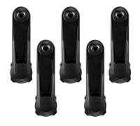 CORHAD 5pcs Phone Holder Extension Rod for Car Vent Mount, Black Plastic Material with Ergonomic Viewing Angle and 360° Rotation, Dash Mount Accessory for Enhanced Driving Focus