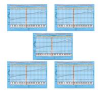 CORHAD 5pcs Piano Keyboard Stickers with Scales and Chord Chart Removable PVC Note Labels for Beginners Music Learning Supplies for Self-study and Practice