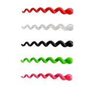CORHAD 5pcs Silicone Bike Brake Cable Sleeves Protective Tube Covers for Mountain Road Folding Cycles with Colors Red Green Pink Black Transparent