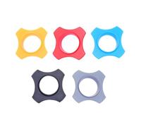 CORHAD 5pcs Silicone Microphone Anti-roll Rings Mic Stand Protector Anti-slip Handheld Mic Protection for Ktv Live Performance with Multi-color Set
