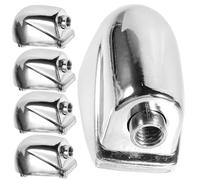CORHAD 5Pcs Snare Drum Claw Hooks Connector Durable Single End Drum Ear for Drum Set Replacement Parts Silver Compatible with Bass and Snare Drums High Strength for