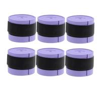 CORHAD 6 Rolls Drumstick Wrap Tape Anti-slip Grips Sweat-Absorbent Tapes Shockproof Drum Stick Accessories Moisture Removal Purple PU