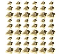 CORHAD 600pcs Punk Square Pyramid Metal Rivets Set 1.2mm 1.5mm 2mm Mixed Sizes for DIY Clothing Bags Shoes Decoration Accessories