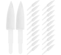 CORHAD 60pcs Calligraphy Pen Nibs: Soft Calligraphy Nibs Refill Heads - Marker Drawing Brush Tips - Replacement Tips for Acrylic Paint Pens Writing