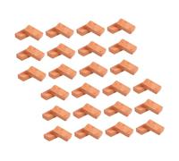 CORHAD 60pcs Miniature Bricks Scale Realistic Clay Red Bricks for Sand Table Dollhouse DIY Model Building and Landscaping Crafts
