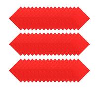 CORHAD 60pcs Red Xuan Paper Chinese Calligraphy Red Paper Square Practice Sheets Smooth Ink Flow for Calligraphy Practice Spring Festival Couplets and Window Cutting