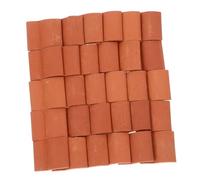 CORHAD 60pcs Scale Decorative Roof Tile for Dollhouse Landscape Realistic Texture Material for DIY Craft and Photo Props