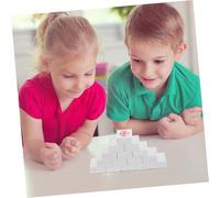 CORHAD 65pcs Flag Pattern Mahjong Tiles Plastic Country Flags Collection for Family Fun for Travel Casual Gatherings and Cultural Enrichment
