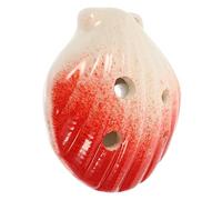 CORHAD 6holes Shell Ocarina C-tune Ceramic Music Instrument for Beginner Boy Girl Ocarina Toy for Music Learning at Home School