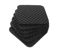 CORHAD 6pcs Anti-vibration Treadmill Mat Pads for Exercise Equipment Floor Protection Non-slip Noise Reduction Pads for Elliptical Machine and Workout Mats