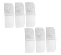 CORHAD 6Pcs Cat Drinking Fountain Filters Replacement Activated Carbon Pet Waterer Filter Pads for Water Removes Hair Dust Debris Healthy Hydration for Cats and Pets