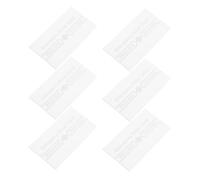 CORHAD 6pcs Fire Alarm Manual Switch Cover Glass Panels - Heat-Resistant Break Glass Accessory for Fire Alarm Box Replacement - Anti-Vandal Protective Cover for Building Safety Emergency