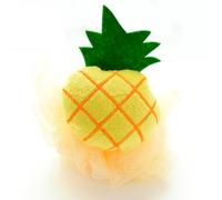 CORHAD 6pcs Fruit Shaped Bath Balls Mesh Shower Sponges for Women Exfoliating Soft Bathroom Supplies with Hanging Rope