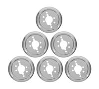 CORHAD 6pcs Gas Stove Control Switch Knobs Base Replacement for Bbq Grills and Gas Ranges Removable Design for Easy Cleaning and Quick Stove Dial Swap Compatible with Outdoor and Home