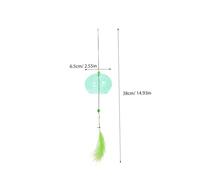 CORHAD 6pcs Japanese Edo Style Glass Wind Chimes Hanging Decoration for Windows and Gardens Colorful Vibrant Patio Bells with Soothing Melodies Elegant Indoor Outdoor Home Accent Gift