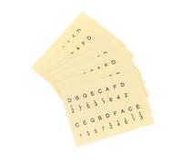 CORHAD 6pcs Kalimba Piano Note Stickers Kalimba Note Stickers for Beginners Boys and Girls