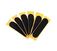 CORHAD 6pcs Non-slip Black Foams Grip Tape for Finger Skateboards Mini Skateboard Synthetic Material Cushioning Effect Stickers Toy Accessory