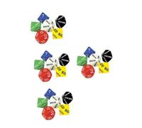 CORHAD 6Pcs Numbered Dice Set for Board Games Mini Dice Bulk Game Props and Tabletop Rpgs