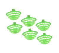 CORHAD 6pcs Pigeon Nesting Bowls for Bird Breeding Nest Pans for Pigeon Hatching Comfortable and Secure Bird Nesting Beds