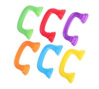 CORHAD 6pcs Plastic Simulation Handset Prop for Speech Therapy and Auditory Feedback Safe Pretend Play Phone for Classroom Learning and Communication Skill Development