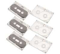 CORHAD 6pcs Retro Blank Cassette Tape Decor Cassette Tapes for Diy Wall Art Industrial Rustic Farmhouse Decor