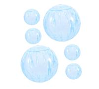 CORHAD 6pcs Silent Hamster Running Balls for Small Pets Lightweight Portable Exercise Wheels for Hamsters Chinchillas Gerbils Easy to Clean Plastic Balls for Daily Fitness and Active Play