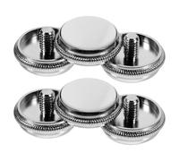 CORHAD 6pcs Trumpet Finger Valve Buttons Replacement Parts Soft Touch Caps Comfortable Fit Musical Instrument Accessories for Enhanced Playability and Stage Style