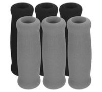 CORHAD 6pcs Walking Cane Handle Grip Handle Protector Sponge Non-slip Surface Prolongs Service Life for Walking Stick Elderly Disabled