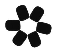 CORHAD 6pcs Washable Microphone Covers Mic Windshields Sponge Covers for Handheld Microphone Use in Studio Live Performance