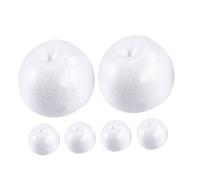 CORHAD 6pcs White Foam Models Unfinished Foam Craft Shapes for Painting and Decorating Suitable for Art Supplies and Kids School Craft Projects